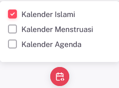 Mengaktifkan tampilan kalender Islami