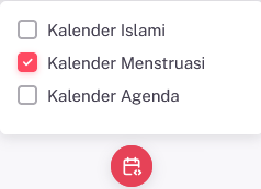 Mengaktifkan tampilan kalender menstruasi